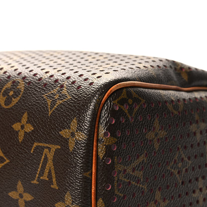 Louis Vuitton Monogram Perforated Speedy 30 Fuchsia 11 of 14