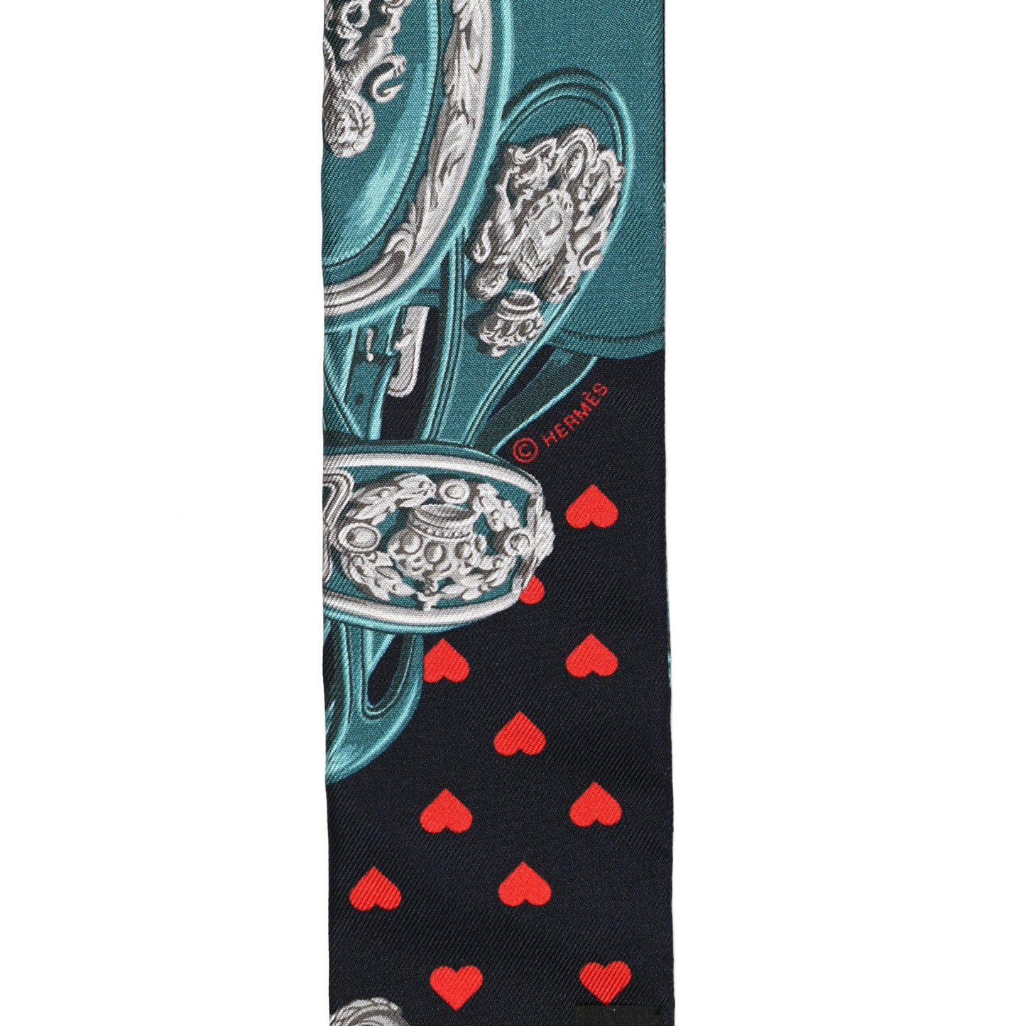 Silk Brides de Gala Love Twilly Caban Canard Rouge