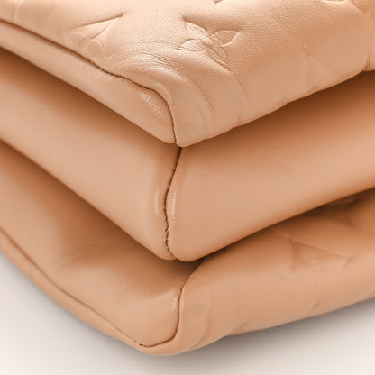 Louis Vuitton Lambskin Embossed Monogram Coussin PM Camel 7 of 8