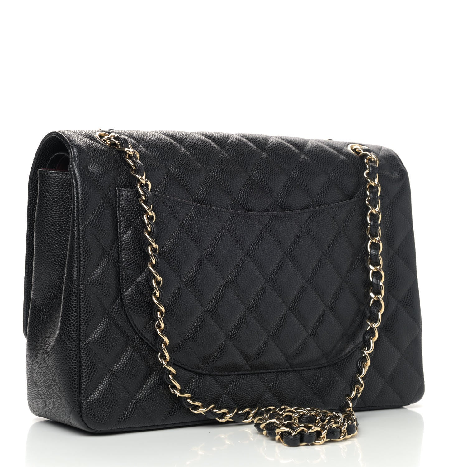 Chanel Caviar Quilted Maxi Double Flap Black 2 of 5