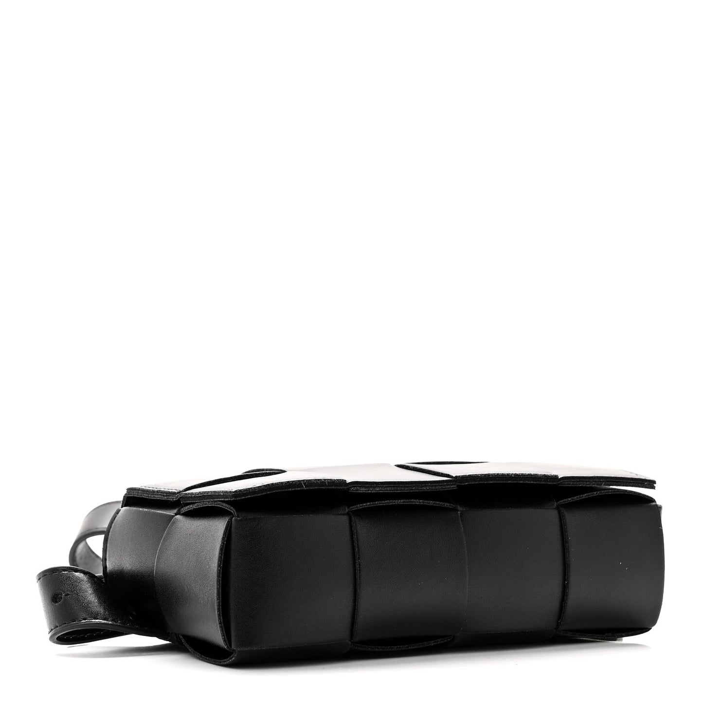 Nappa Maxi Intreccio The Belt Cassette Bag Black