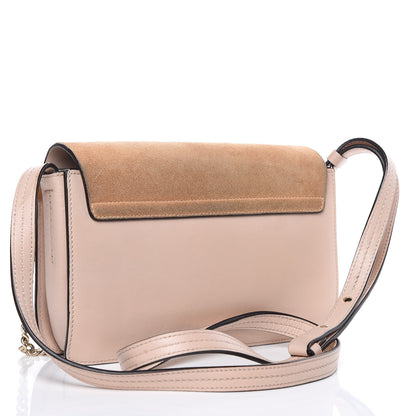 Chloe Suede Calfskin Small Faye Shoulder Bag Cement Pink 3 of 16