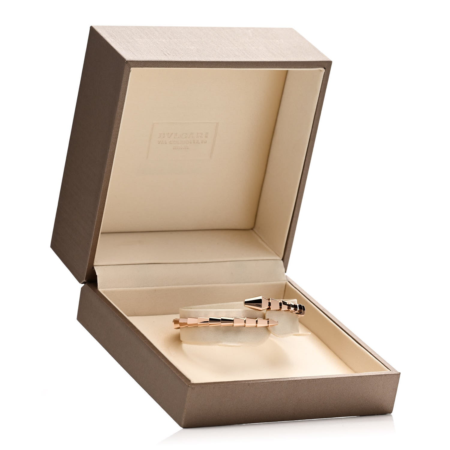 Bulgari 18K Rose Gold Serpenti Viper Bracelet S 4 of 4