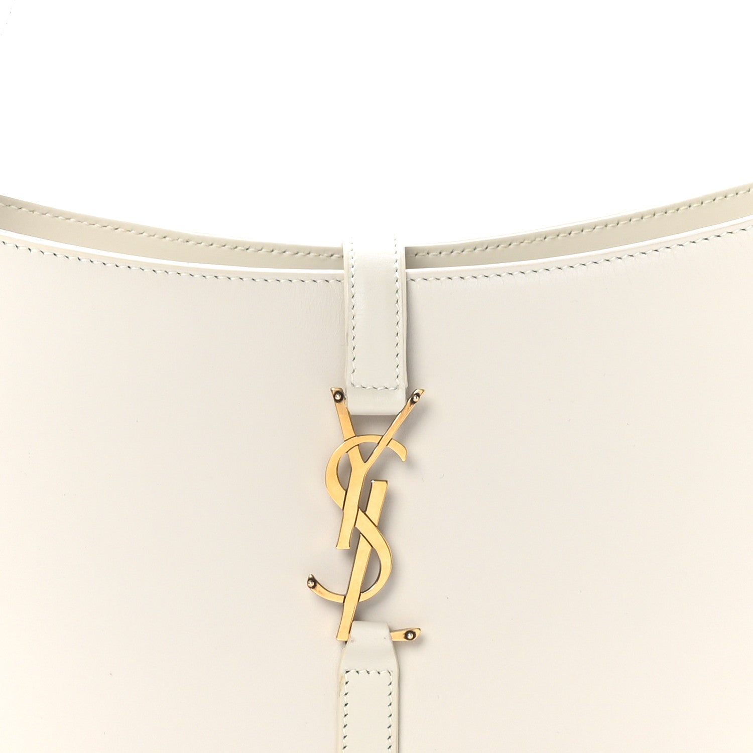 Saint Laurent Smooth Calfskin Le 5 A 7 Hobo Crema Soft 8 of 11