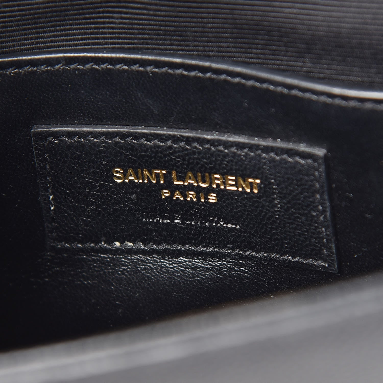Saint Laurent Grain De Poudre Small Monogram Kate Satchel Black 7 of 12
