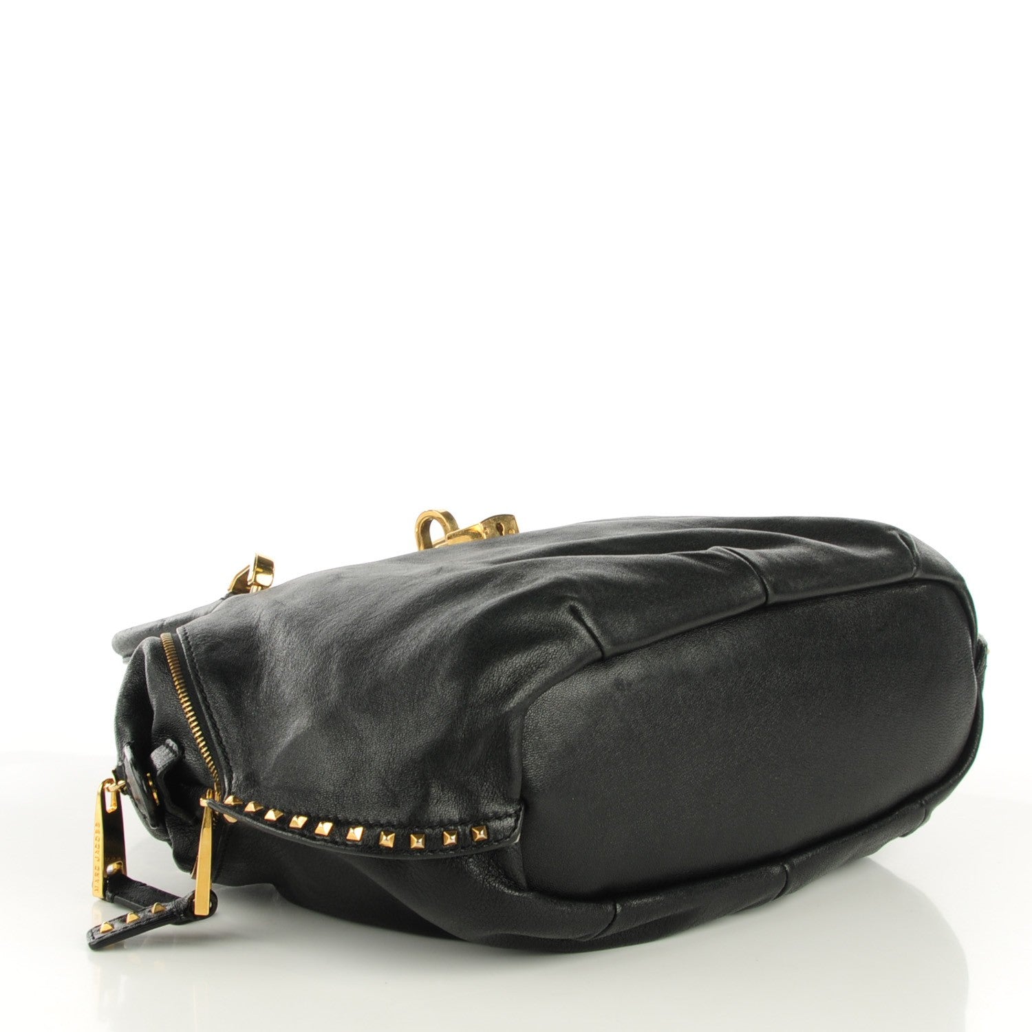 Marc Jacobs Calfskin Little Janice Paradise Satchel Black 4 of 8