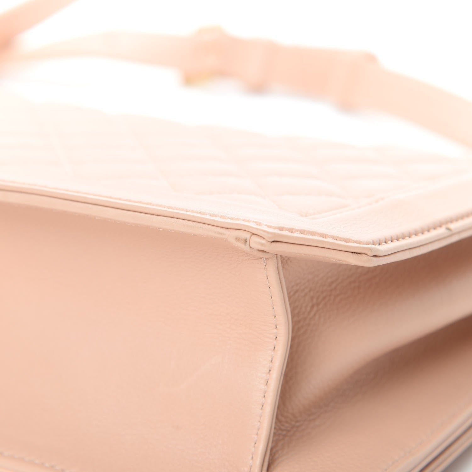 Chanel Lambskin Quilted Flap Beige 11 of 14