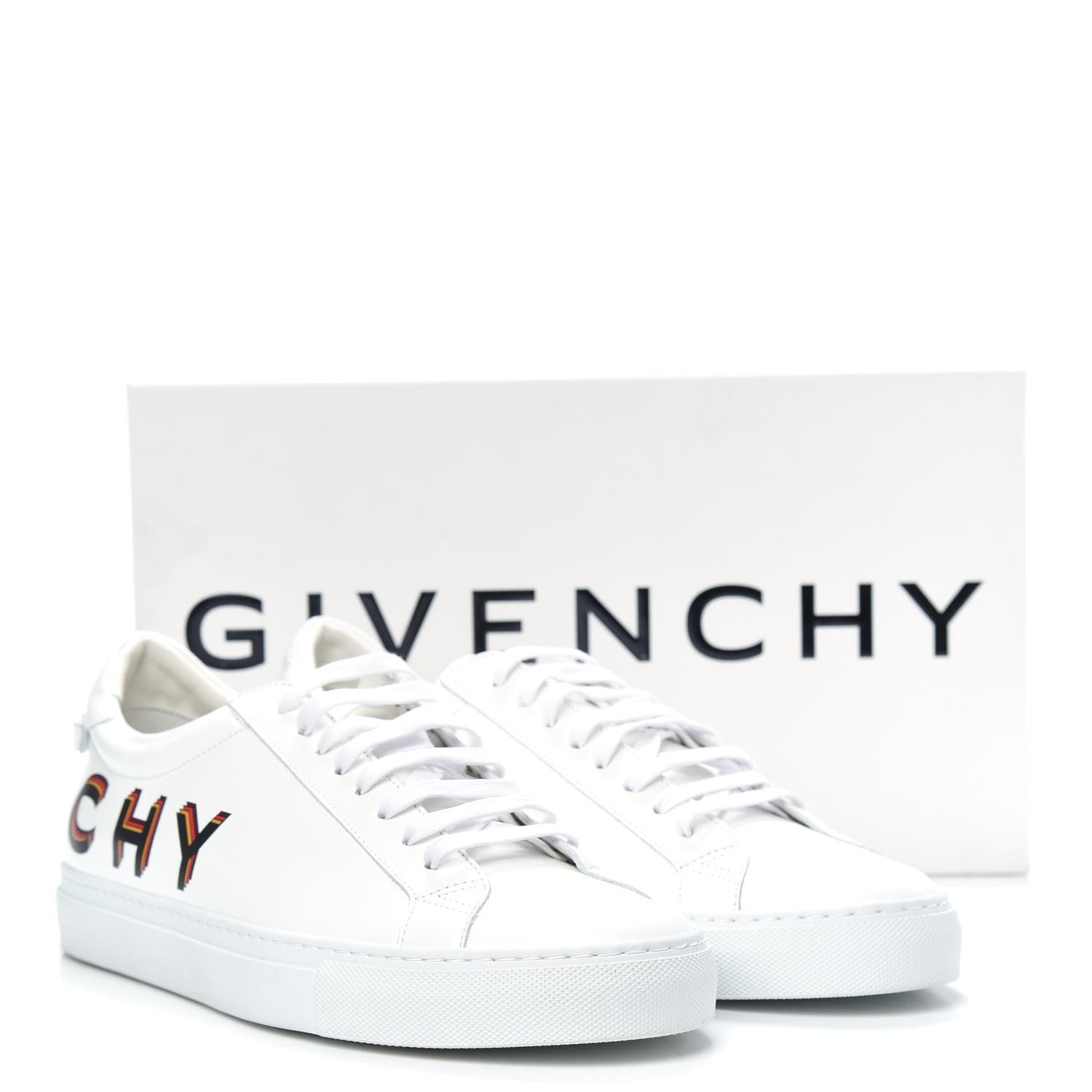 Givenchy Calfskin Logo Mens Urban Street Sneakers 43 White 9 of 9