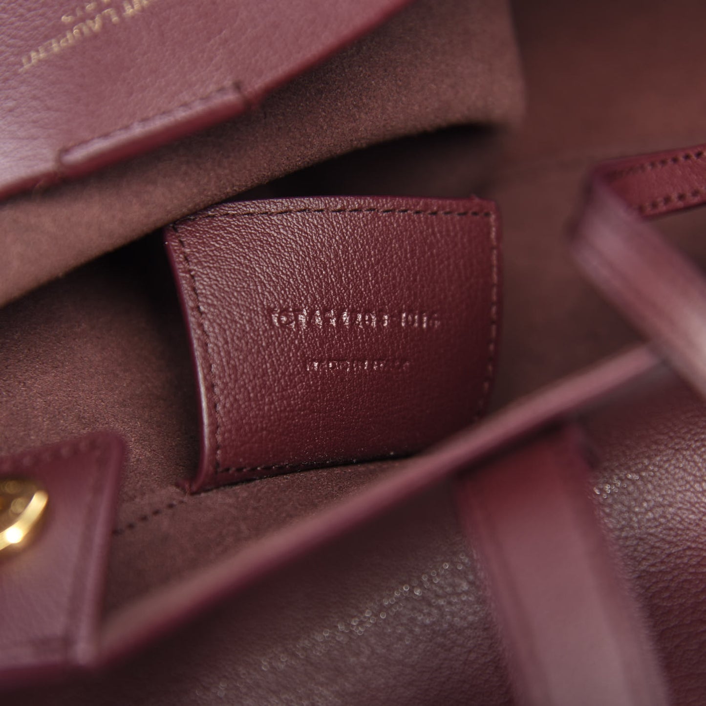 Calfskin Medium Shopping Tote Palissandre