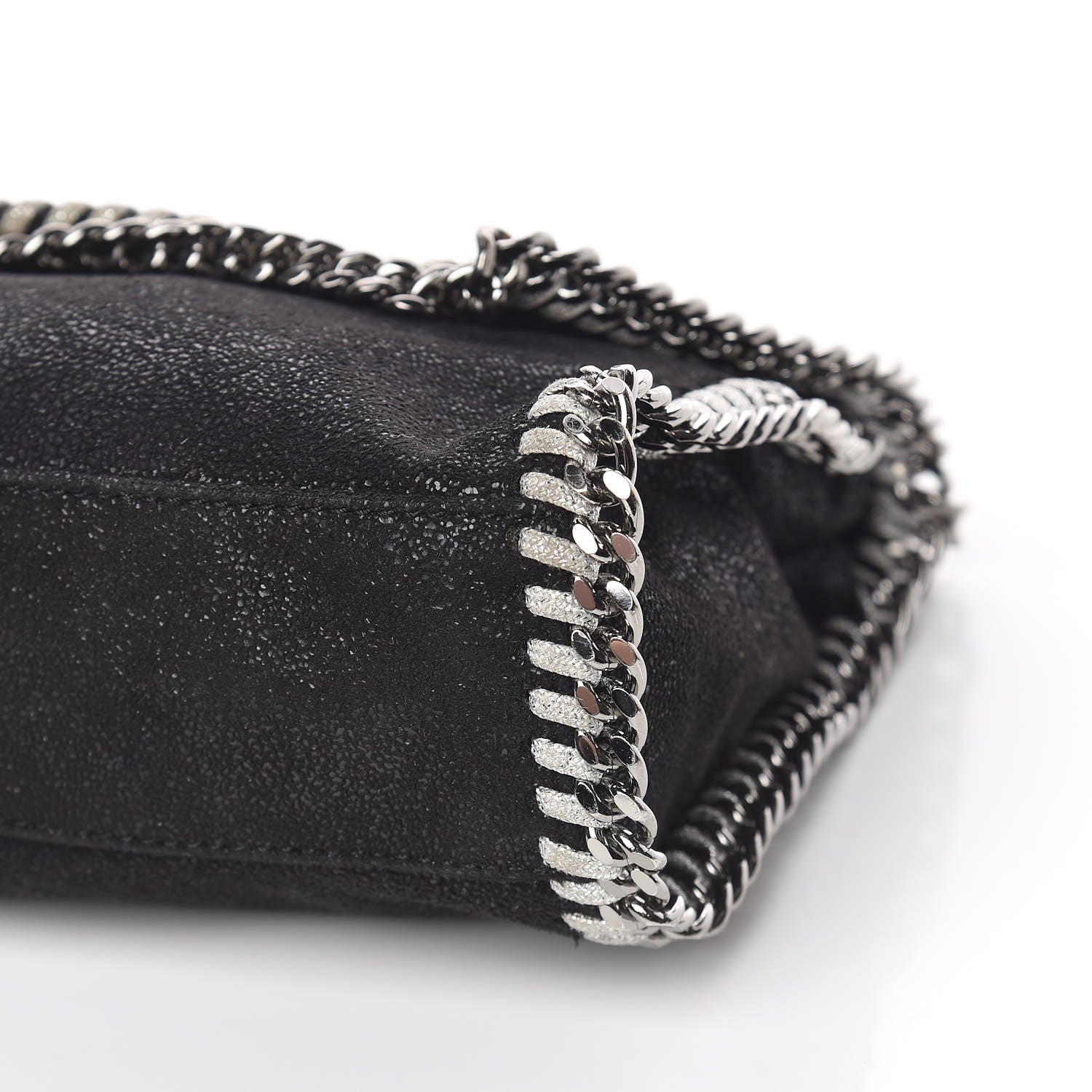 Stella McCartney Shaggy Deer Mini Falabella Black 7 of 11