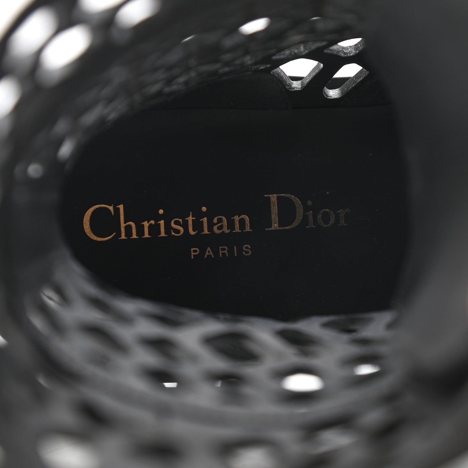 Christian Dior Matte Calfskin Womens D-Trap 30mm Tall Boots 36 Black 7 of 9