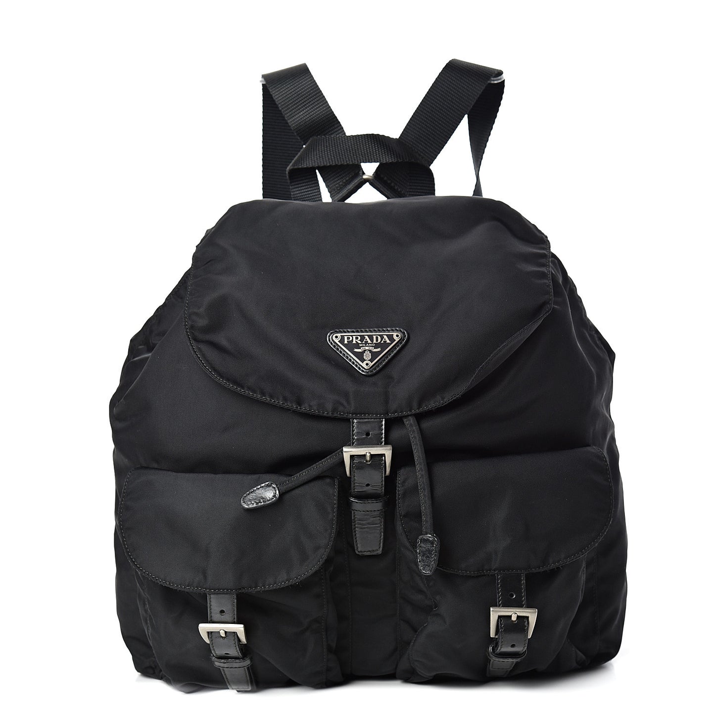 Nylon Vela Medium Backpack Black