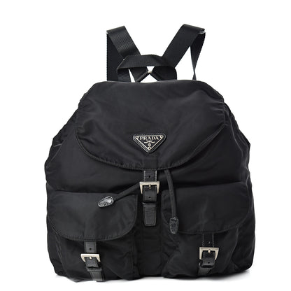 Prada Nylon Vela Medium Backpack Black 1 of 11