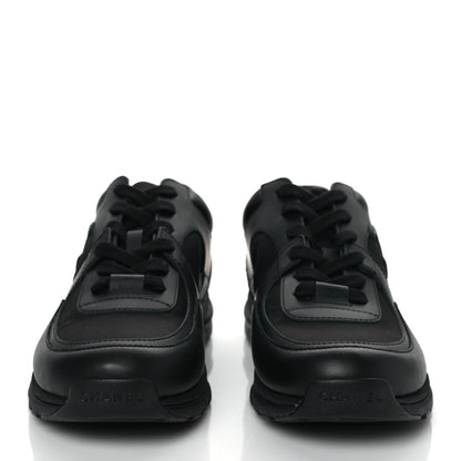 Chanel Calfskin Lambskin CC Uniform Sneakers 40 Black 2 of 8