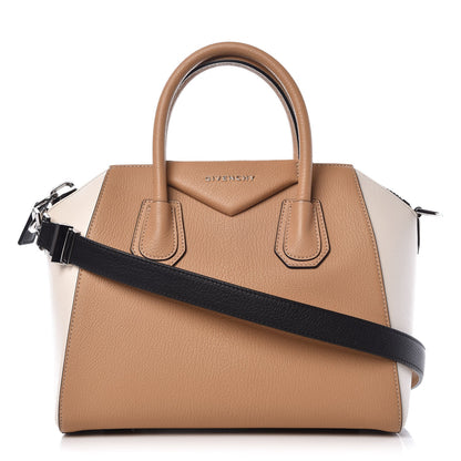 Givenchy Sugar Goatskin Small Bi-Color Antigona Light Beige 1 of 8