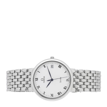 Omega Stainless Steel 33mm De Ville Quartz Watch White 7520.2300 2 of 4
