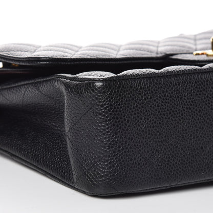Chanel Caviar Quilted Medium Double Flap Black 5 of 10