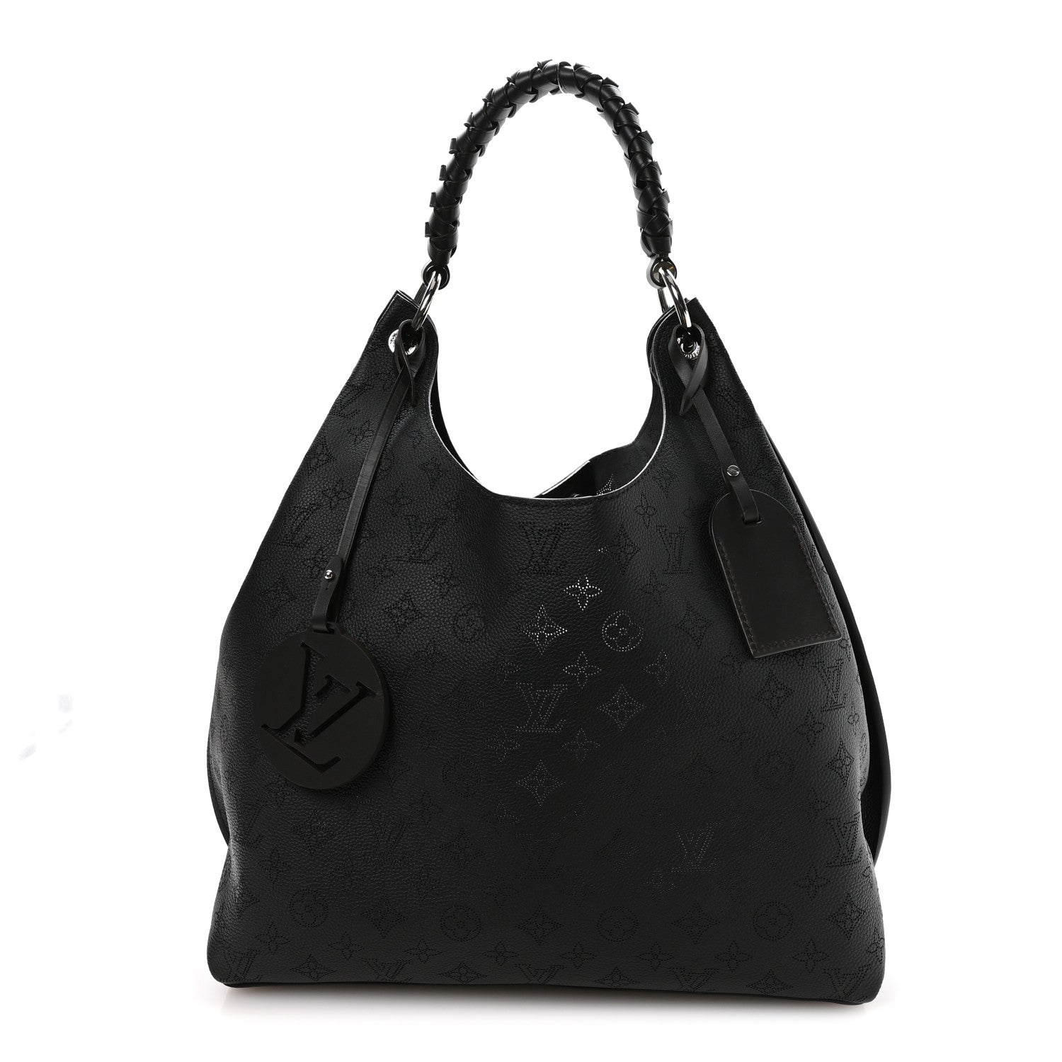 Louis Vuitton Mahina Carmel Hobo Black 1 of 8