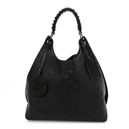 Louis Vuitton Mahina Carmel Hobo Black 1 of 8