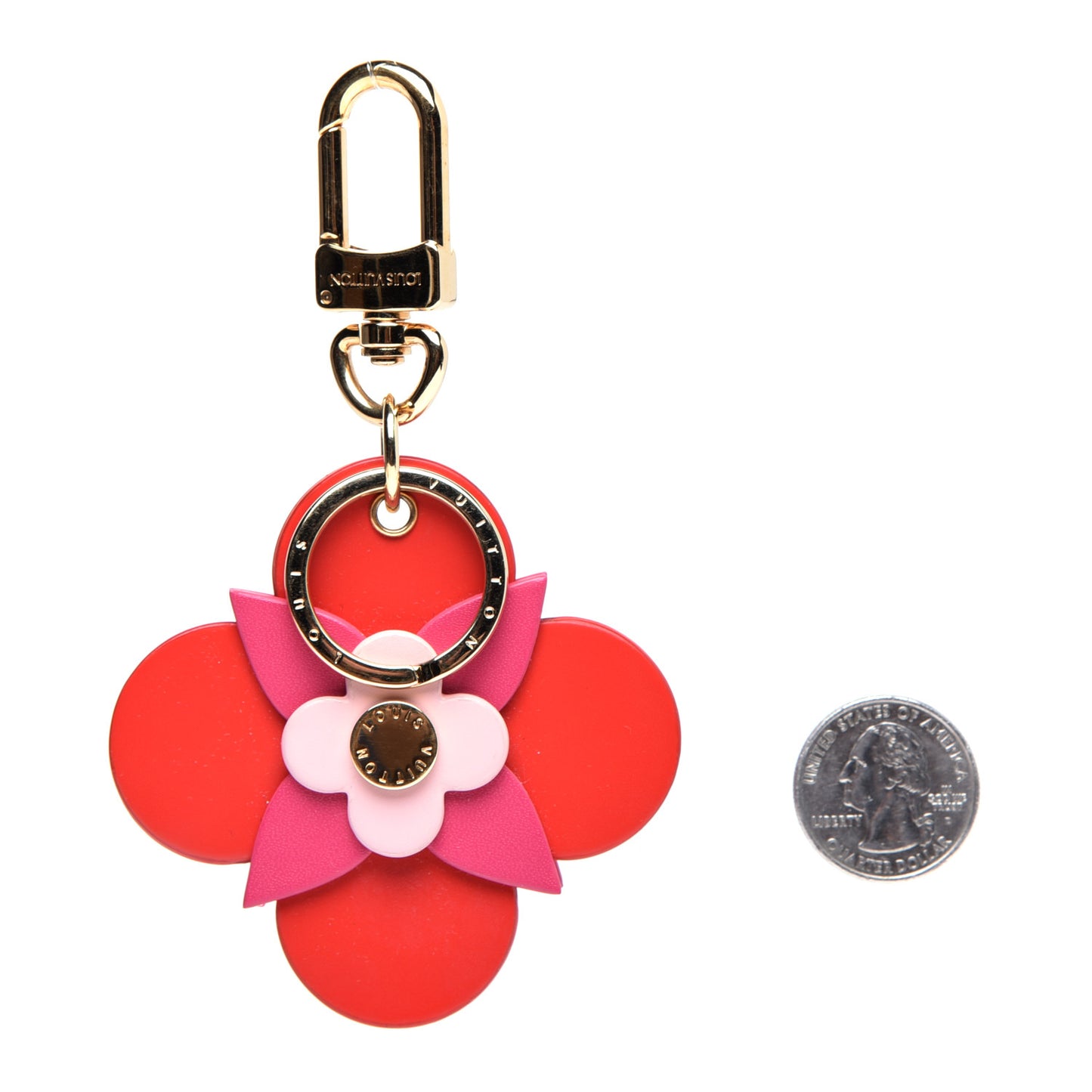 Blooming Flowers Bag Charm Key Holder