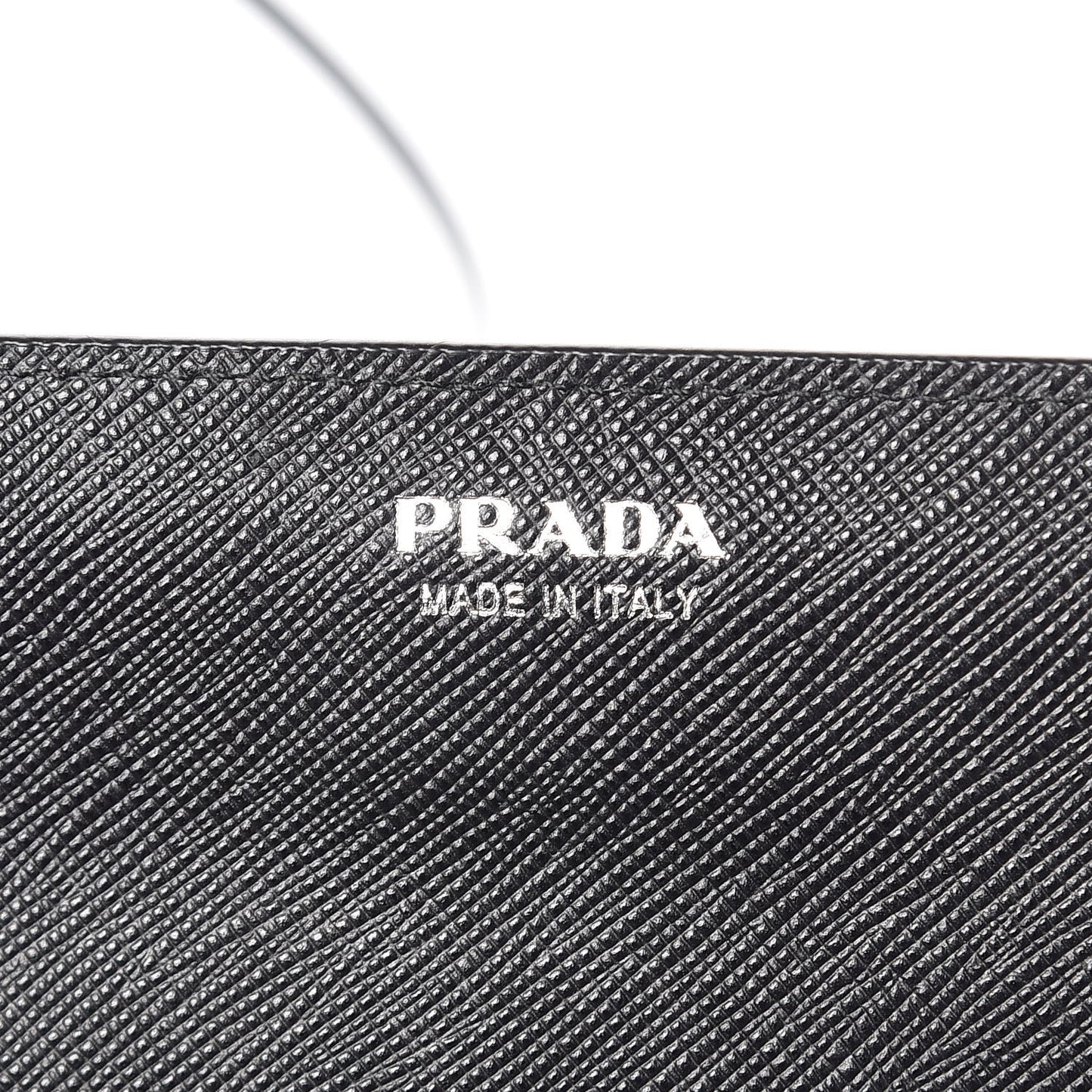 Saffiano Crossbody Wallet Black