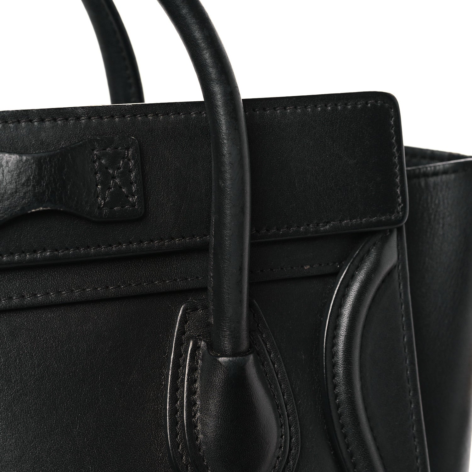 Celine Smooth Calfskin Nano Luggage Black 13 of 13