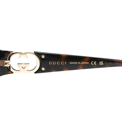 Gucci Acetate Rectangular Frame Sunglasses GG1661S Dark Tortoiseshell 5 of 6