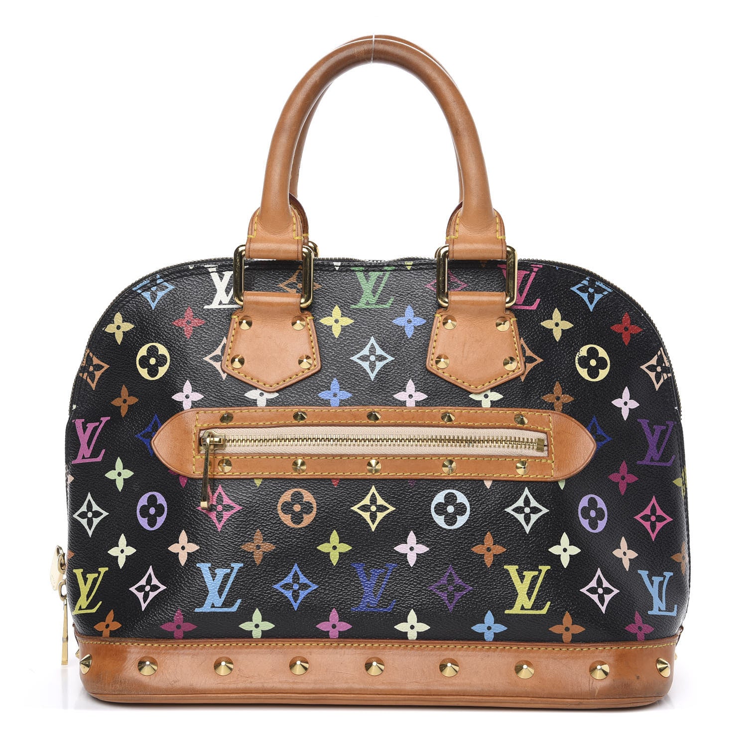 Louis Vuitton Monogram Multicolor Alma Black 1 of 12