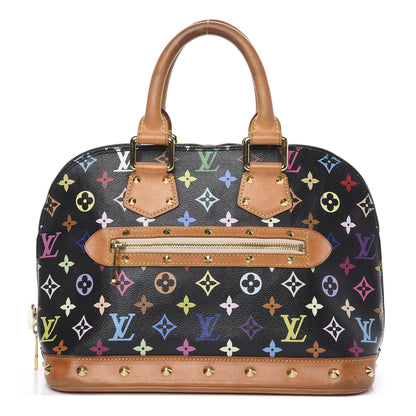 Louis Vuitton Monogram Multicolor Alma Black 1 of 12