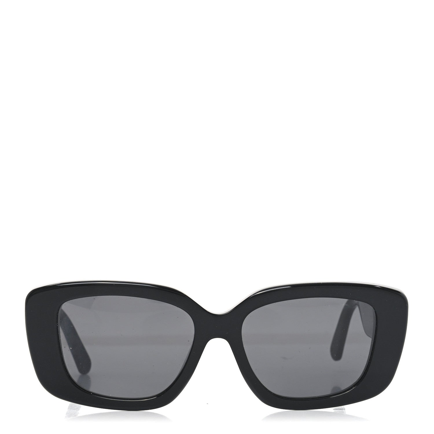 Louis Vuitton Acetate LV Circle Large Cat Eye Sunglasses Z2642U Black 2 of 6