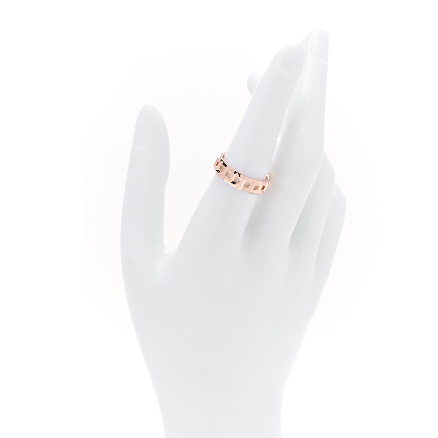Tiffany 18K Rose Gold T True Wide Ring 56 7.5 2 of 5