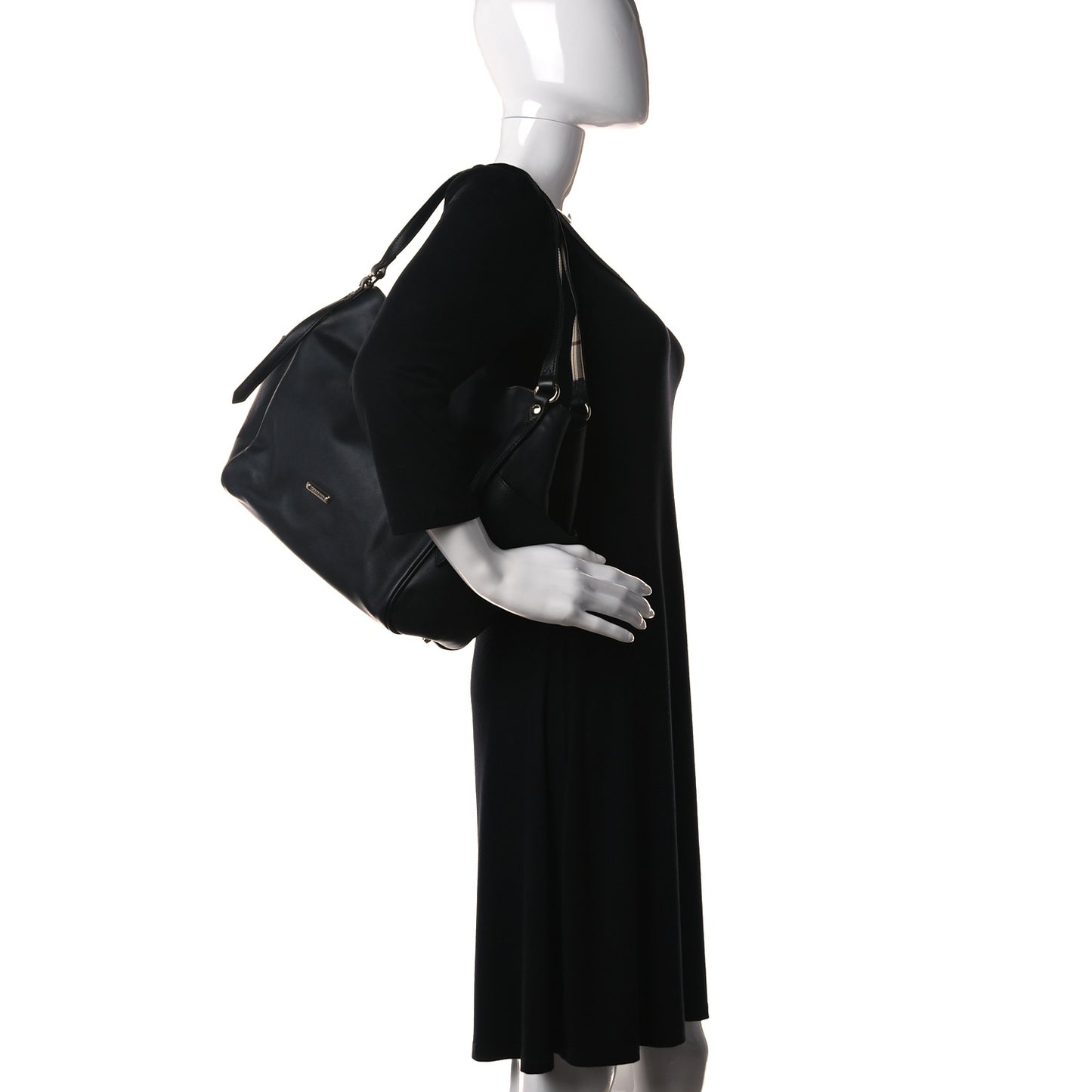 Calfskin Small Canterbury Tote Black