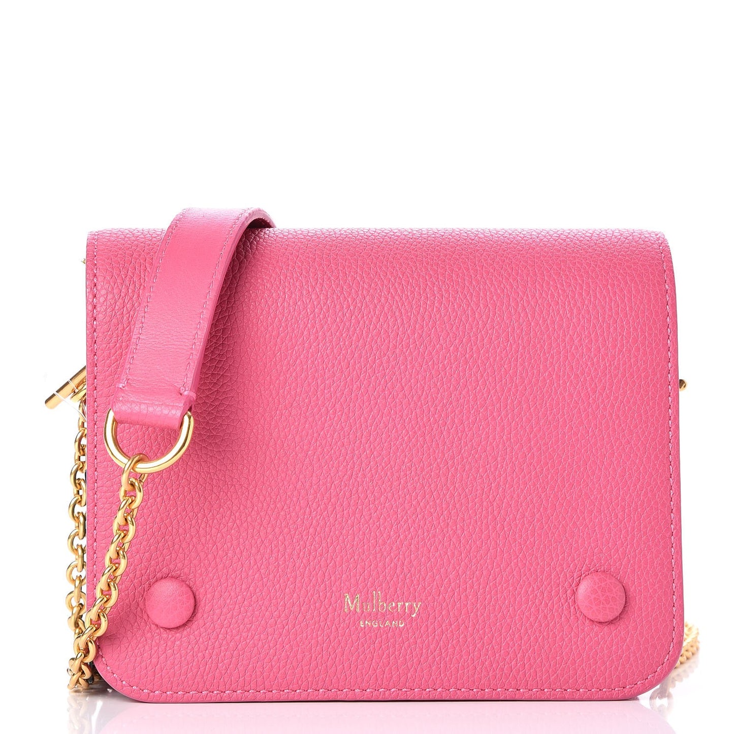 Small Classic Grain Calfskin Clifton Flap Candy