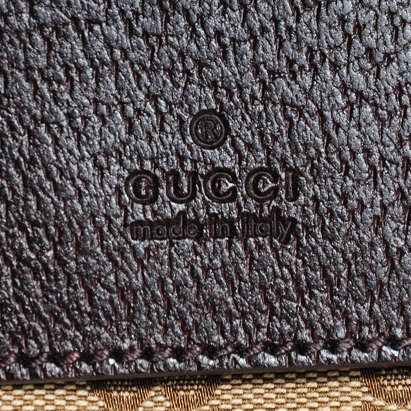 Monogram Web Belt Bag Dark Brown