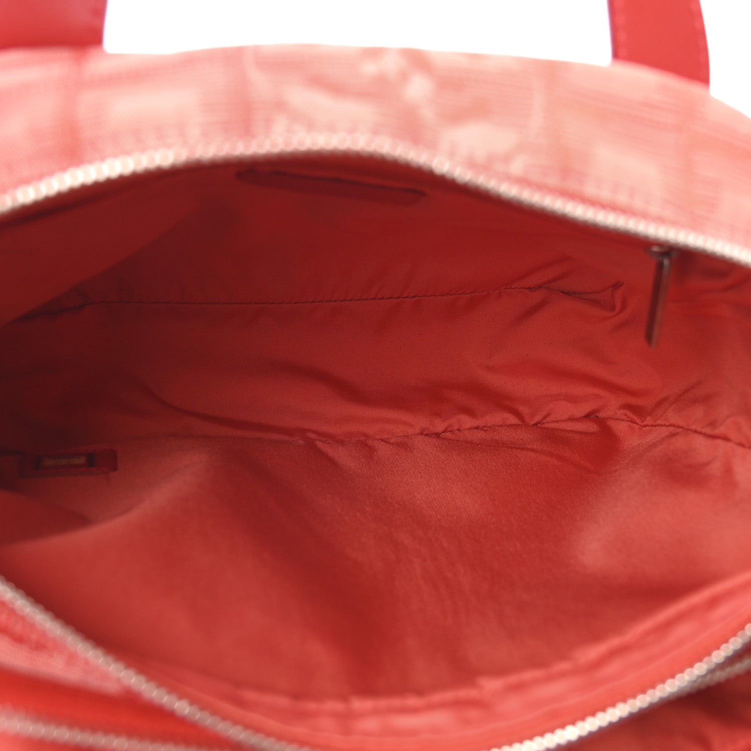 Chanel Nylon Small Travel Tote Red 5 of 10