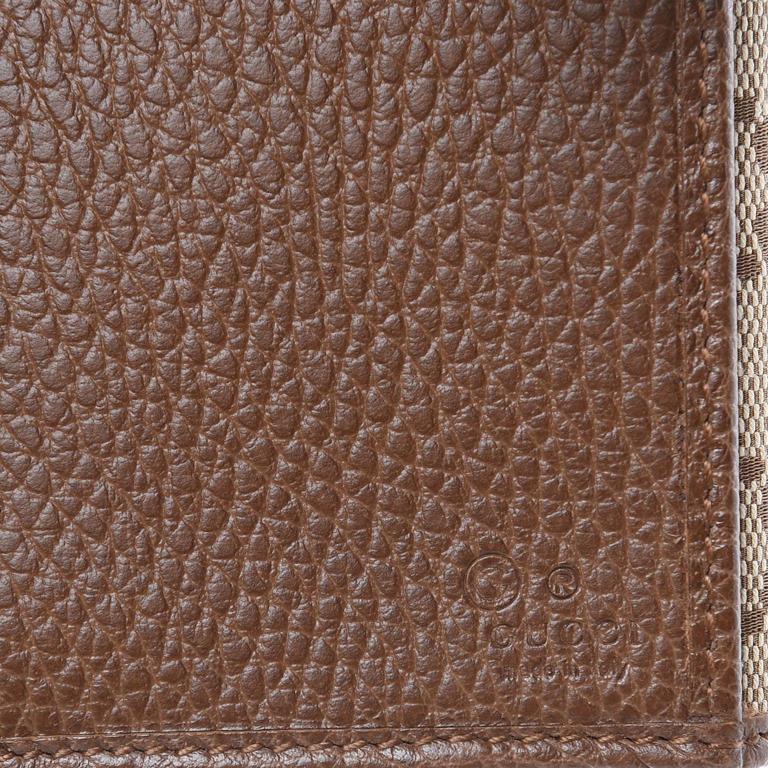 Gucci Monogram Continental Flap Wallet Brown 6 of 7