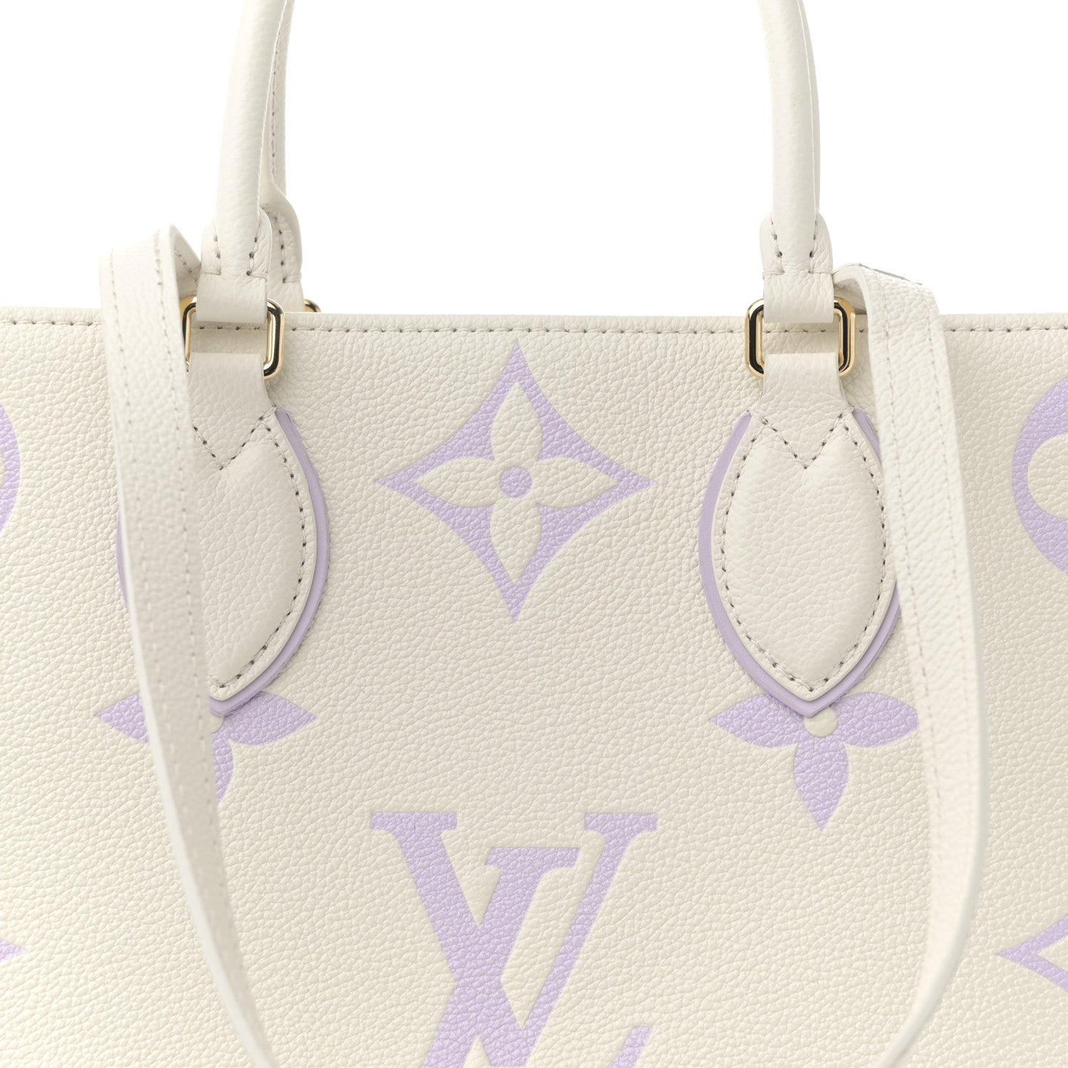 Louis Vuitton Empreinte Monogram Giant Onthego MM Latte Bubble Tea 12 of 21