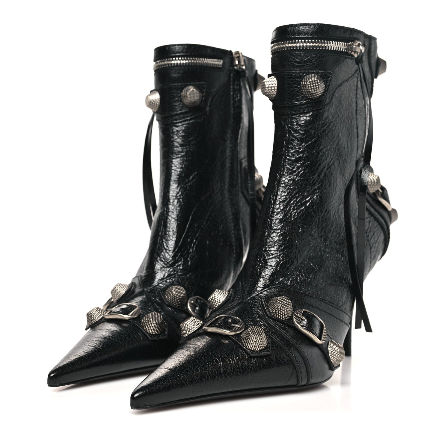 Agneau Arena Cagole 90mm Ankle Boots 39 Black