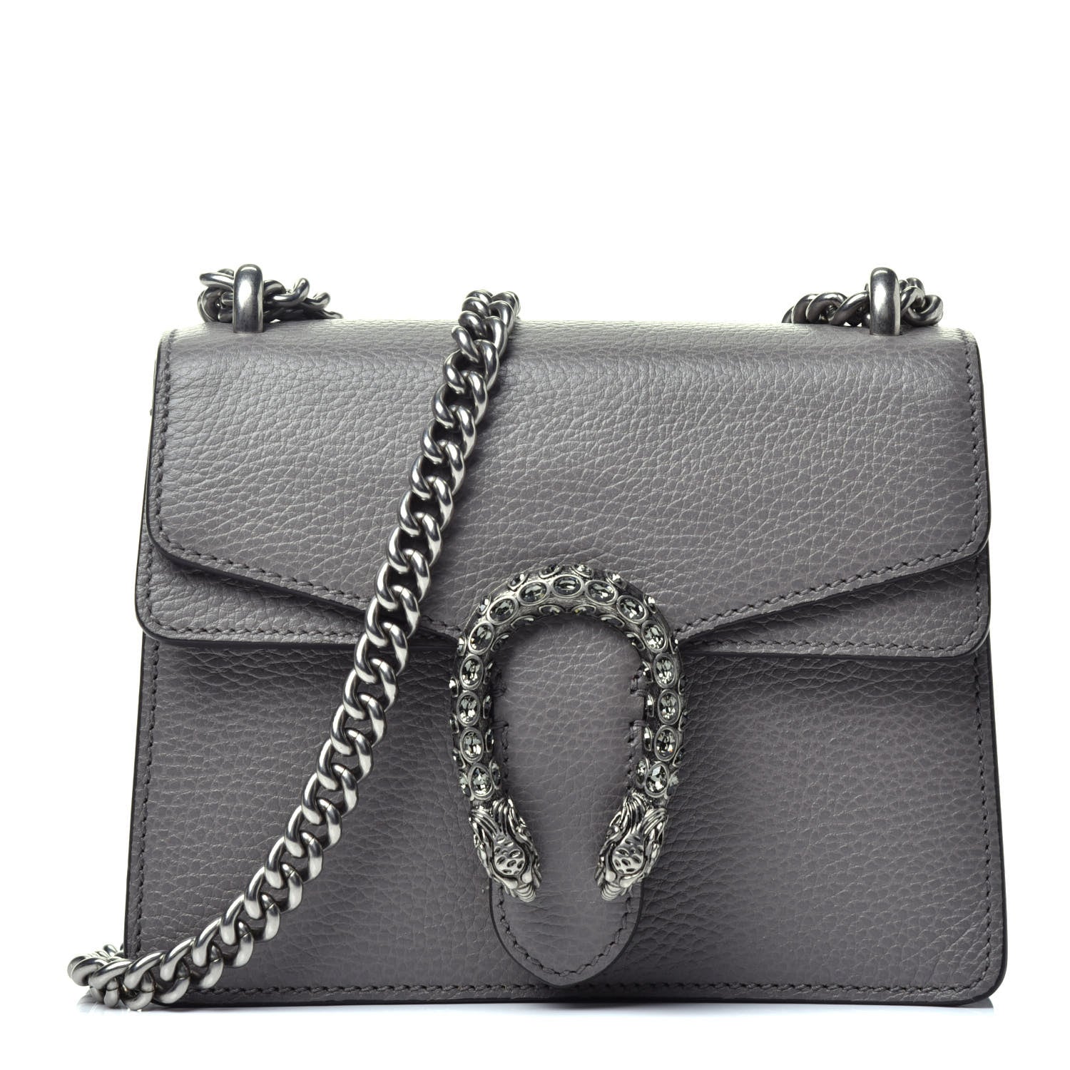 Gucci Calfskin Mini Dionysus Shoulder Bag Dusty Grey 1 of 10