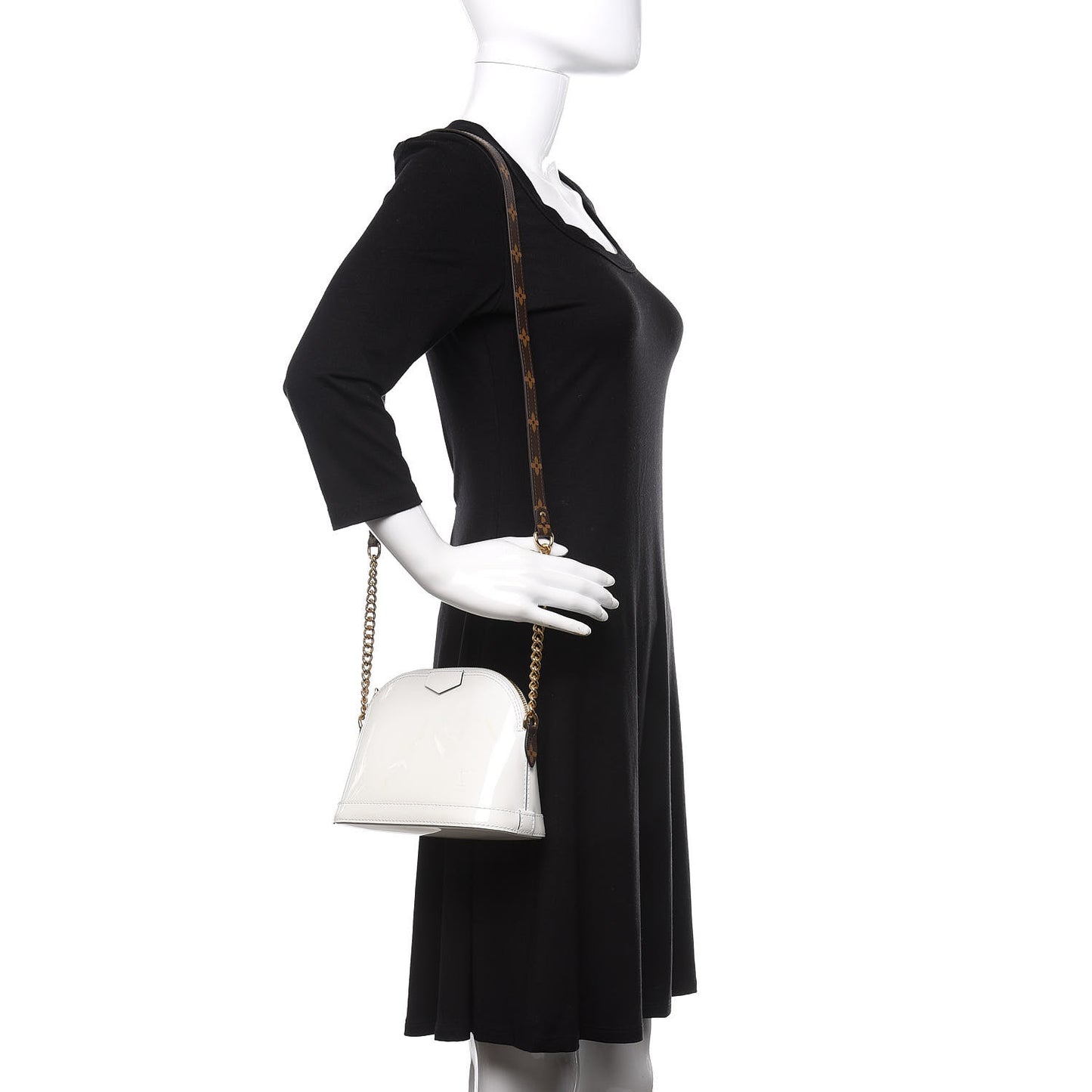 Patent Monogram Alma Mini Snow