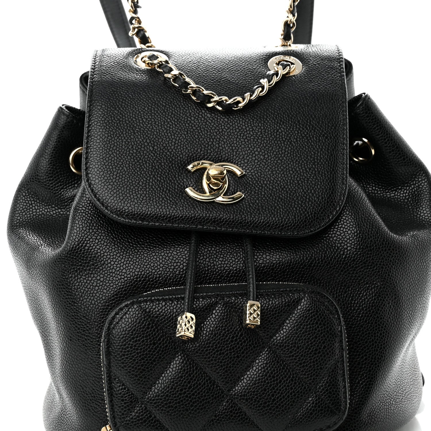 Chanel Caviar Quilted Mini Business Affinity Backpack Black 8 of 10