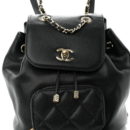 Chanel Caviar Quilted Mini Business Affinity Backpack Black 8 of 10