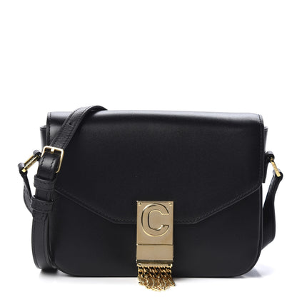 Celine Shiny Calfskin Small Pampille C Bag Black 1 of 9