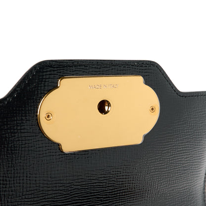 Dolce & Gabbana DOLCE GABBANA Grained Calfskin Heart Printed Welcome Satchel Black Multicolor 6 of 11