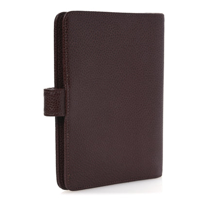Chanel Caviar CC Small Ring Agenda Planner Brown 3 of 8