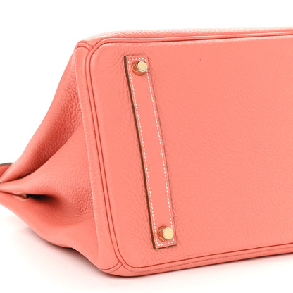 Hermes Taurillon Clemence Birkin 35 Crevette 9 of 11