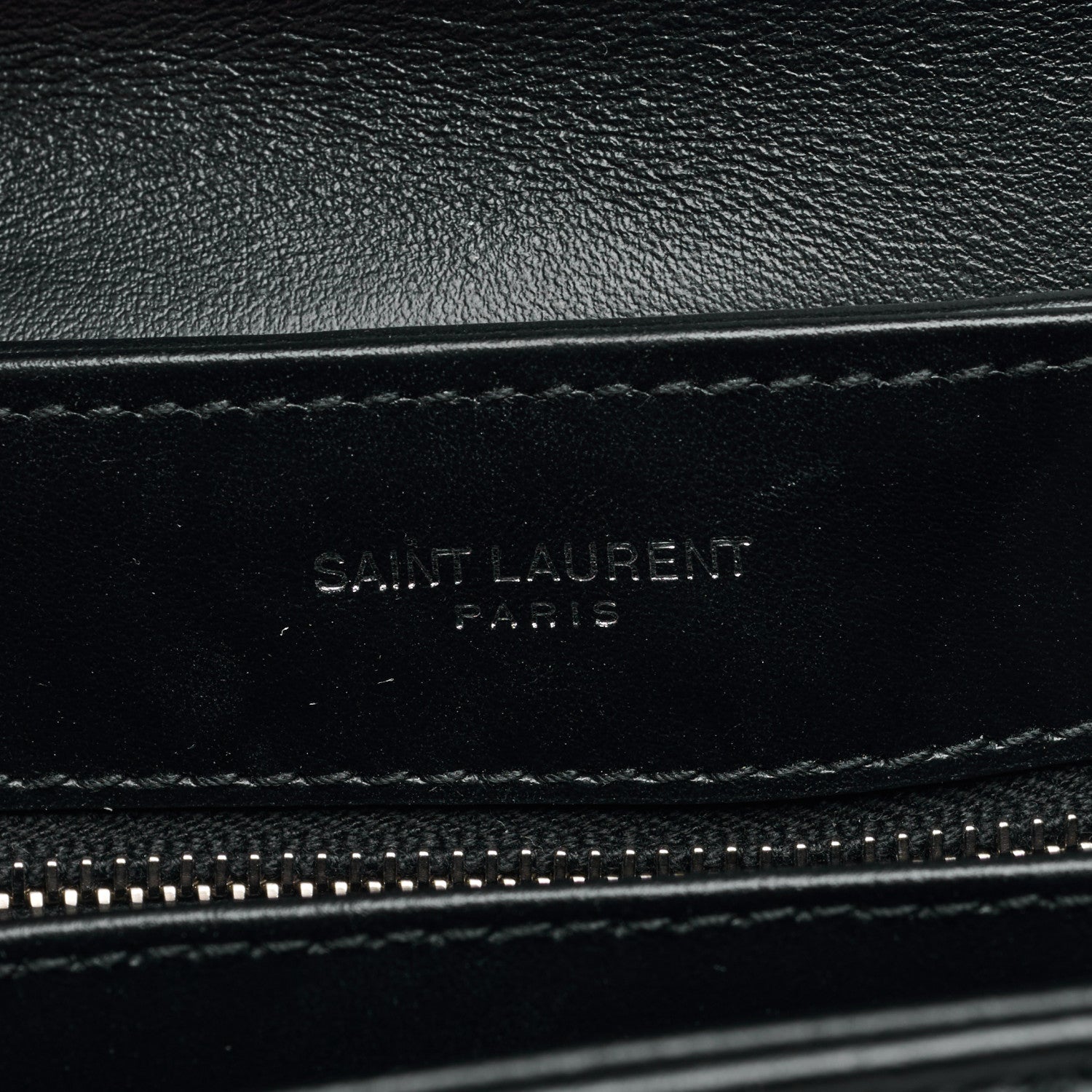 Saint Laurent Calfskin Y Quilted Monogram Toy Loulou Crossbody Bag Black 6 of 9