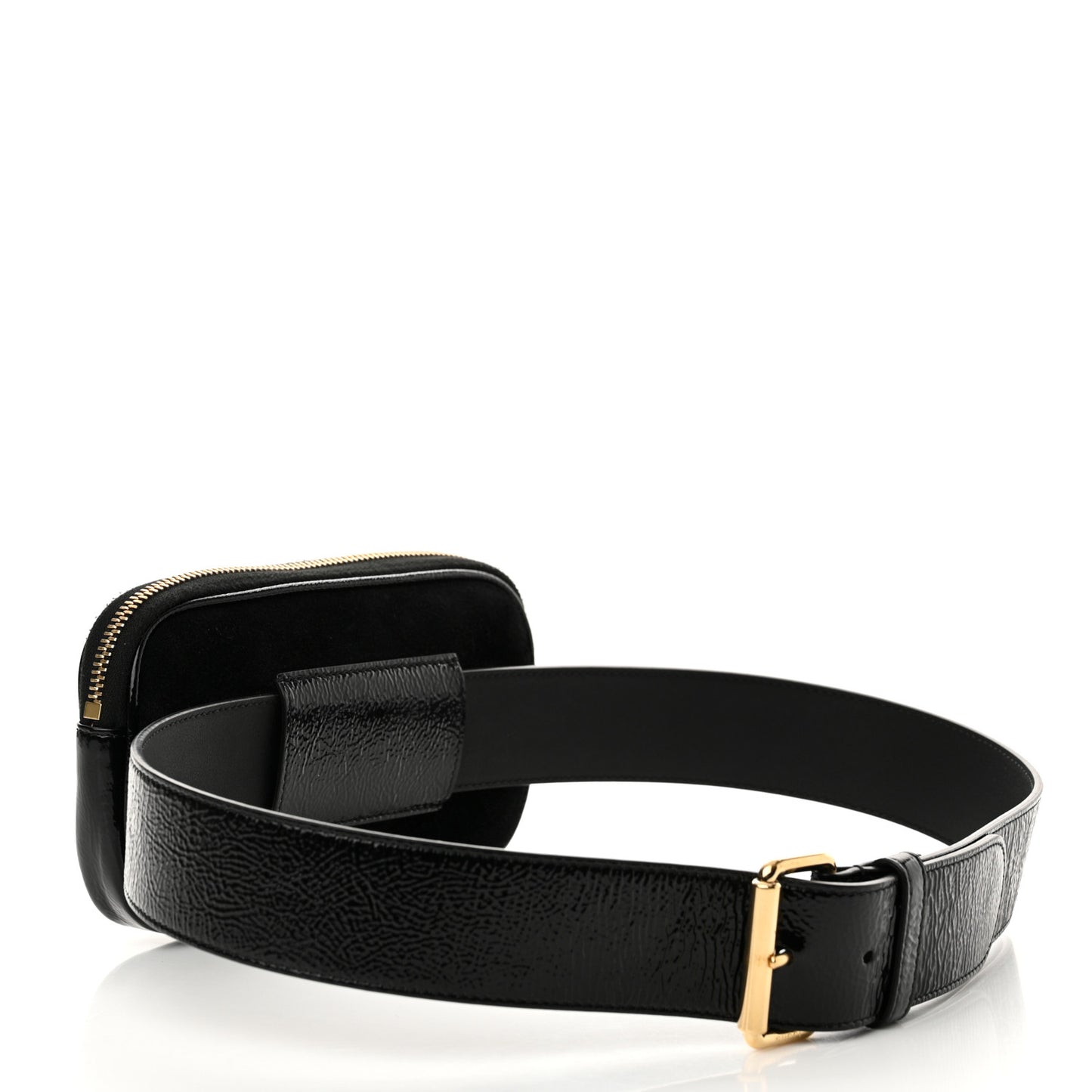 Suede Patent Ophidia Belted iPhone Case 85 34 Black
