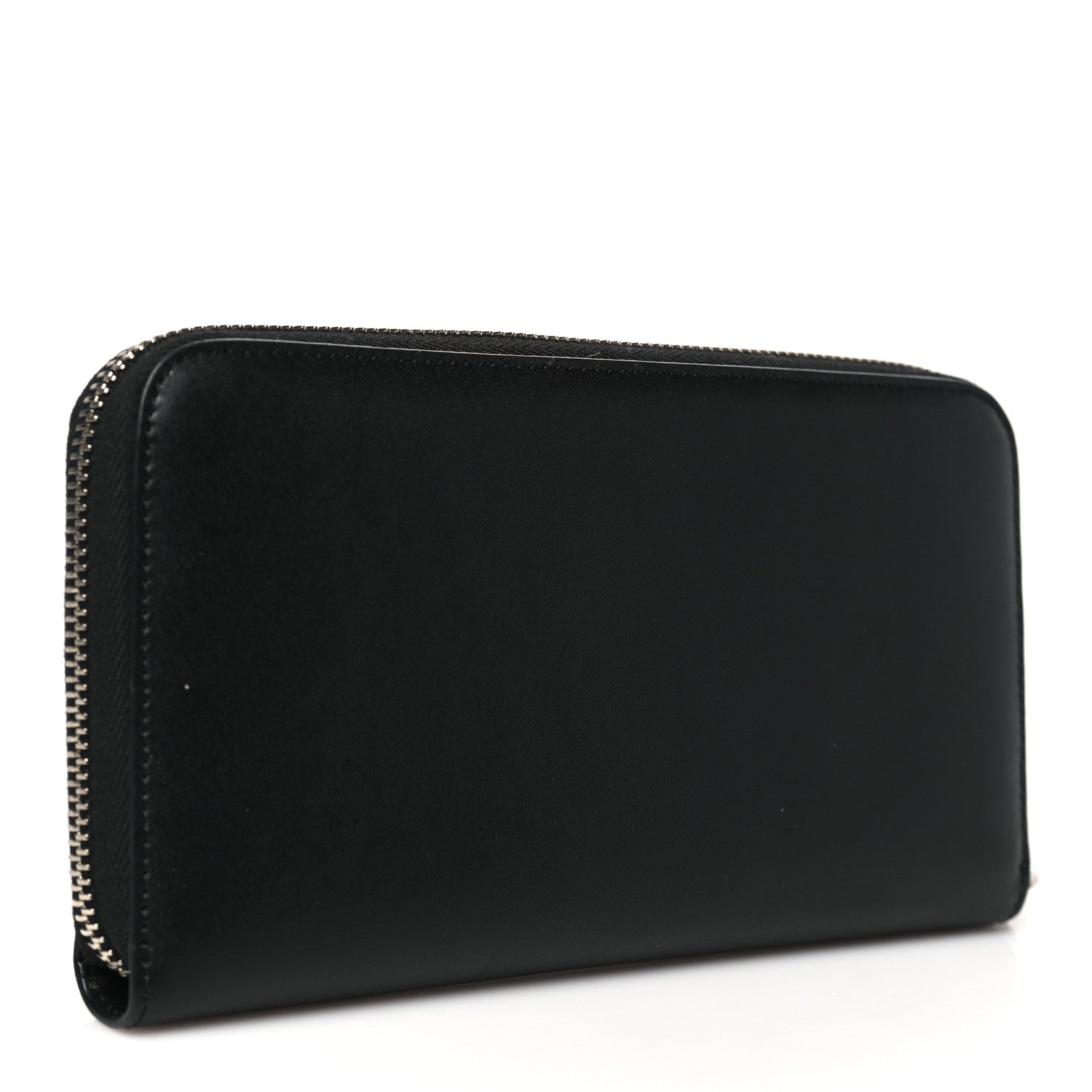 Givenchy Calfskin Star Pandora Zip Around Wallet Black 3 of 7