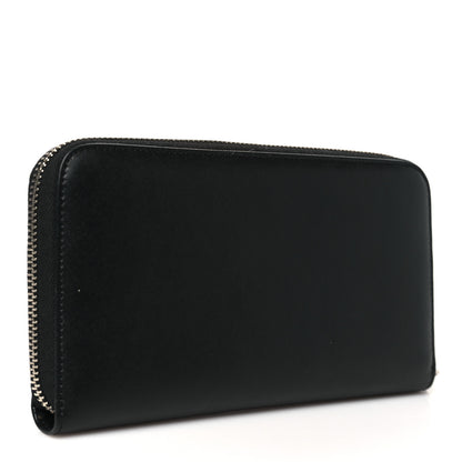 Givenchy Calfskin Star Pandora Zip Around Wallet Black 3 of 7